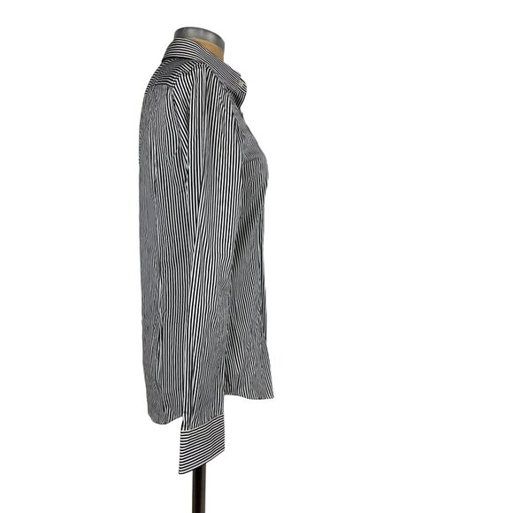 Polo Ralph Lauren Button Down Pinstriped Shirt 6 Multiple Yellow dot (Stained) - Picture 3 of 8